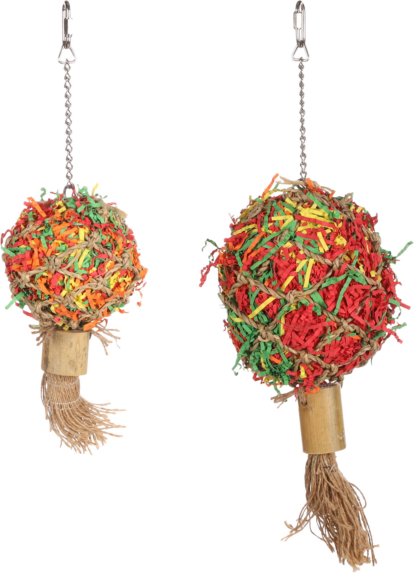 Flamingo Parakeet toy Papyr  Light brown