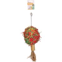 Flamingo Parakeet toy Papyr  Light brown
