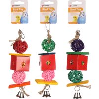 Flamingo Parakeet toy Papyr Cage hanger Multiple colours