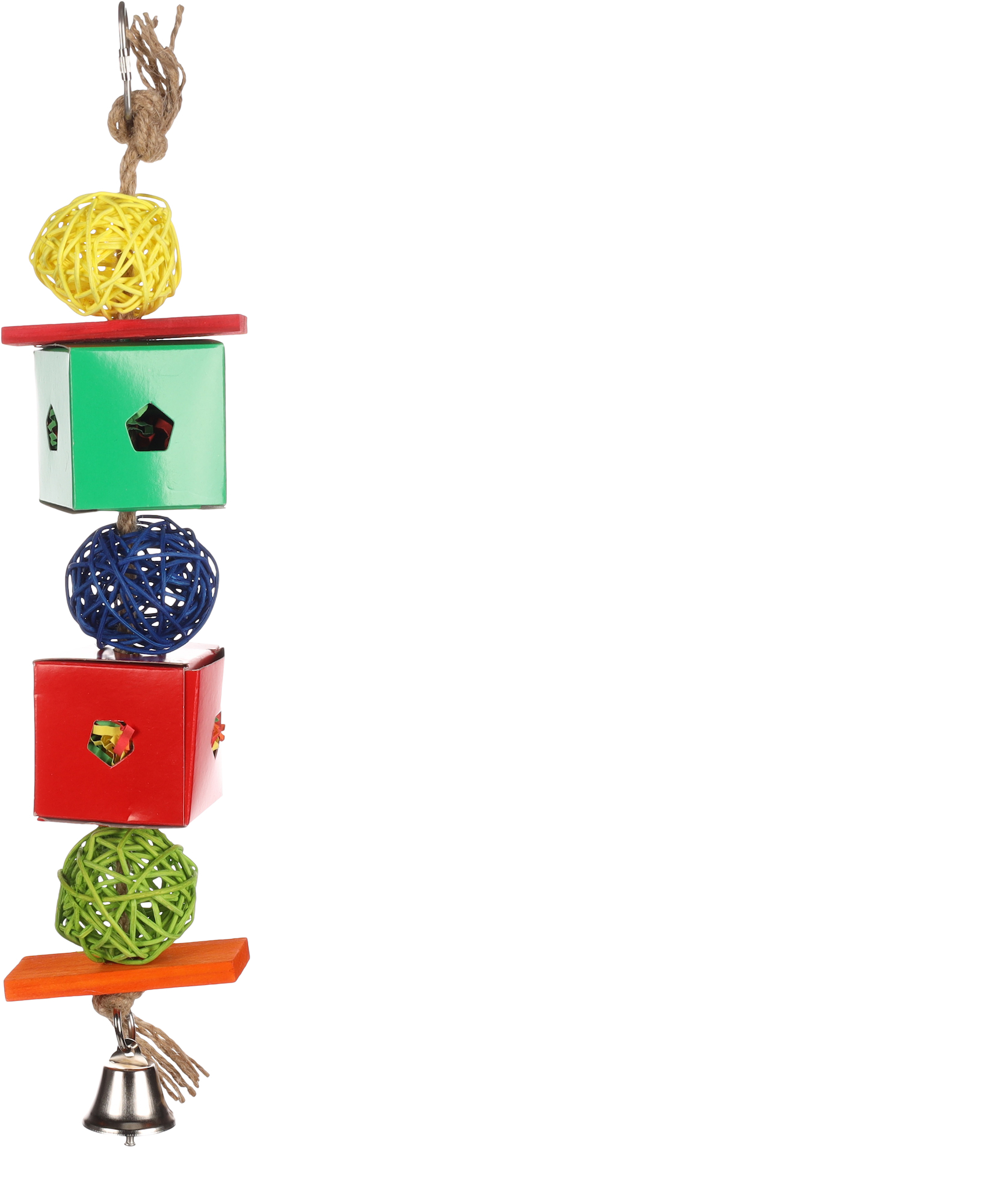 Flamingo Parakeet toy Papyr Cage hanger Multiple colours