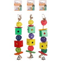 Flamingo Parakeet toy Papyr Cage hanger Multiple colours