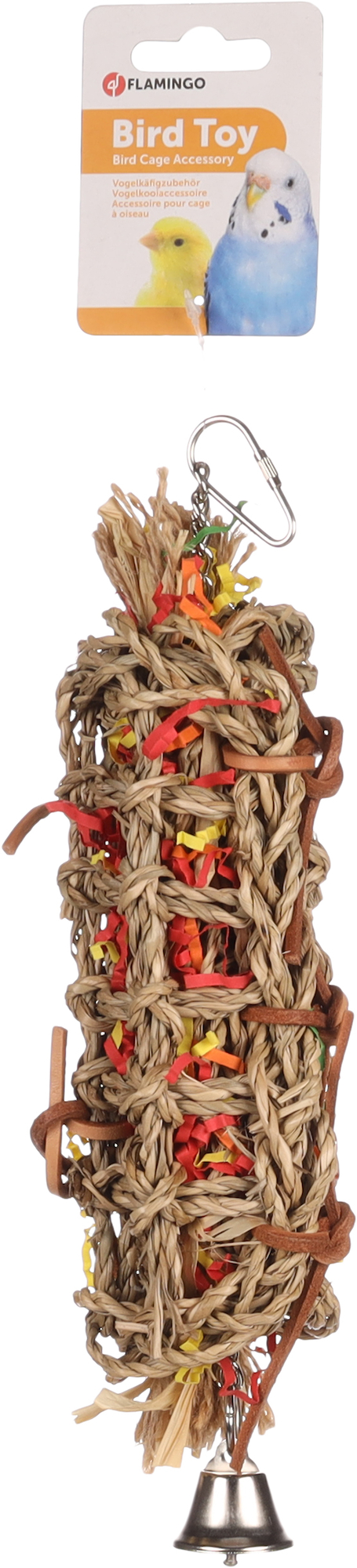 Flamingo Parkietenspeelgoed Papyr  Lichtbruin