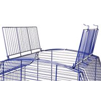 Flamingo Cage pour perruche Solor Sky Bleu Blanc Maison