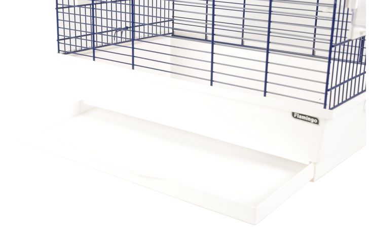 Flamingo Cage pour perruche Solor Sky Bleu Blanc Maison