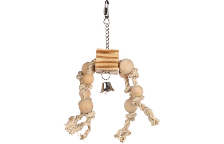 Flamingo Jouet pour perruches BBQ  Brun clair