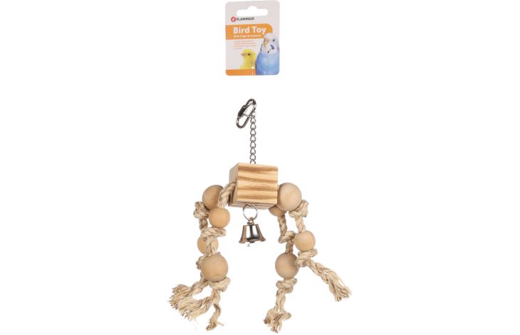 Flamingo Jouet pour perruches BBQ  Brun clair