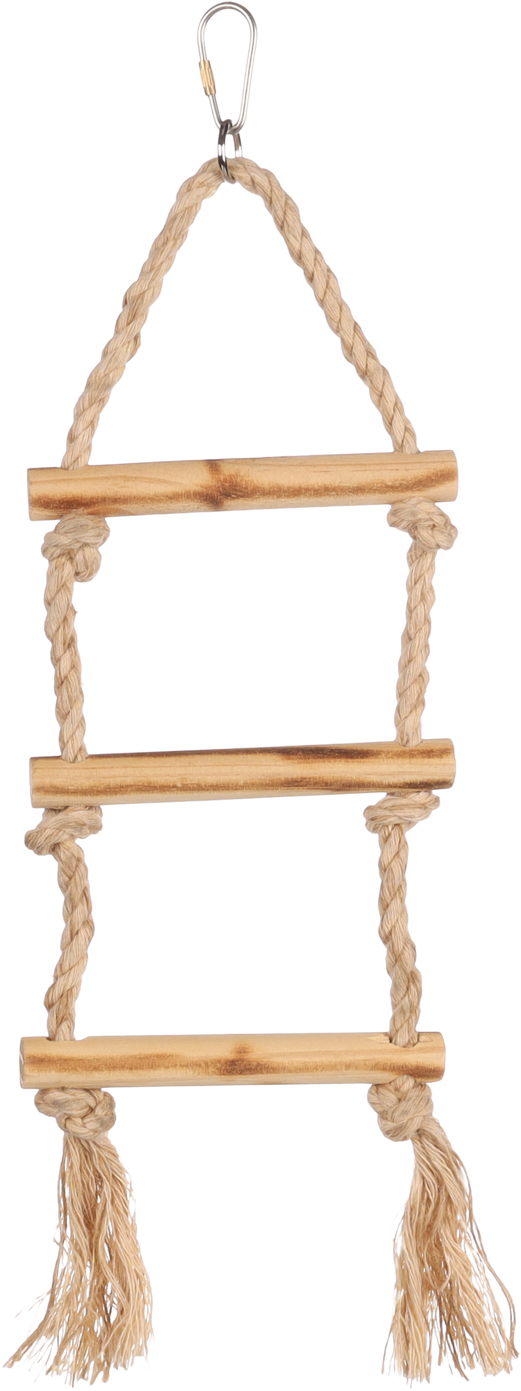 Flamingo Sittichspielzeug BBQ Leiter Schnur  Hellbraun