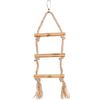 Parakeet toy BBQ Ladder Cord  Light brown