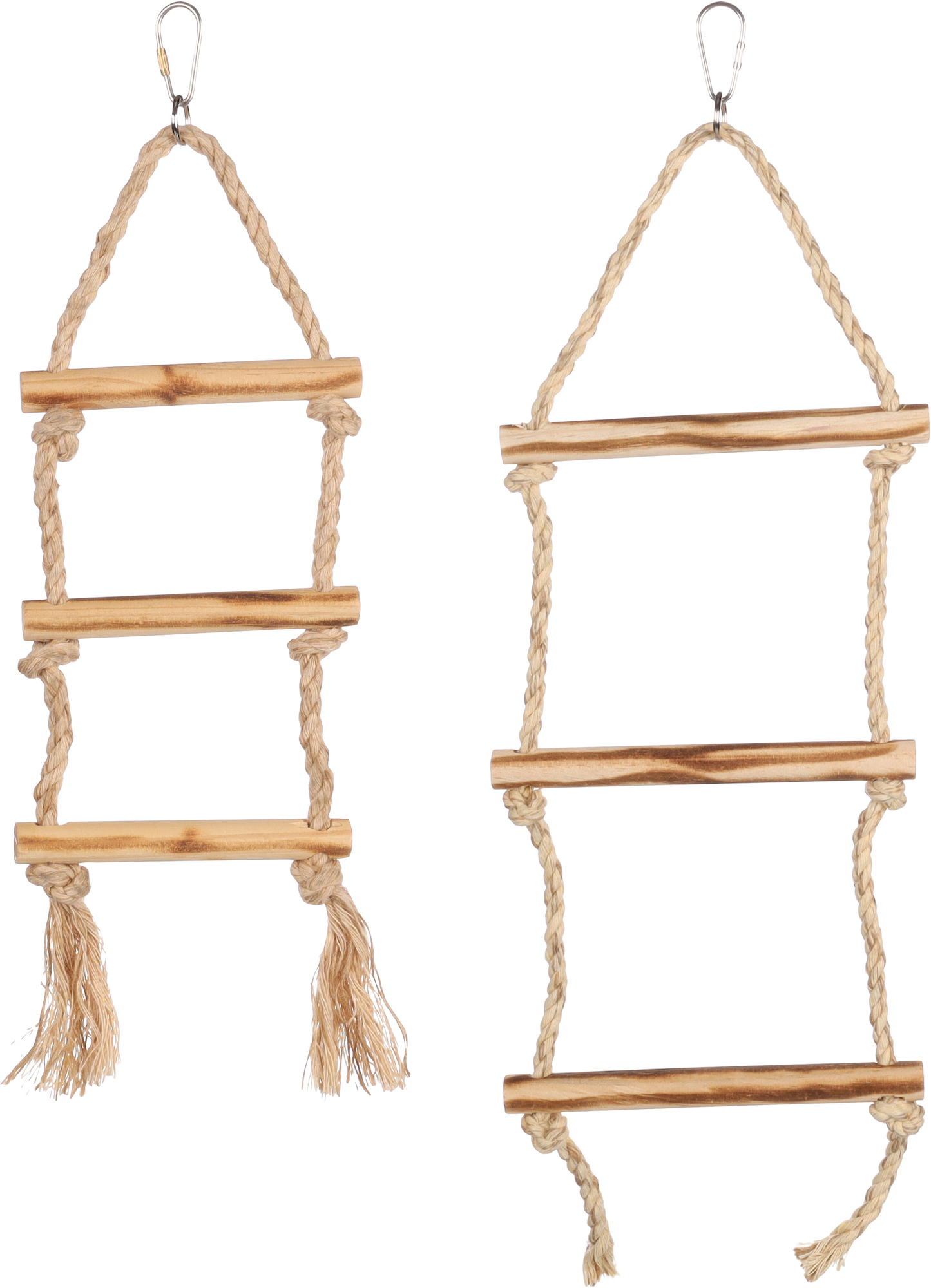 Flamingo Sittichspielzeug BBQ Leiter Schnur  Hellbraun