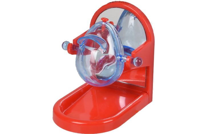 Flamingo  Herculues Leckerlispender  Rot