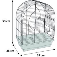 Flamingo Parakeet cage Klara 1 Copper Black