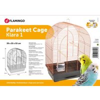 Flamingo Parakeet cage Klara 1 Copper Black