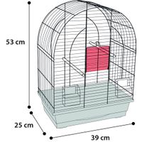 Flamingo Parakeet cage Klara 1 Black