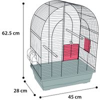 Flamingo Parakeet cage Klara 2 Black