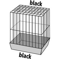 Flamingo Parakeet cage Klara 2 Black