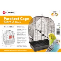 Flamingo Parakeet cage Klara 2 Black