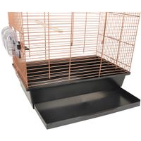 Flamingo Parakeet cage Klara 2 Copper Black