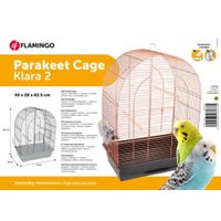 Flamingo Parakeet cage Klara 2 Copper Black