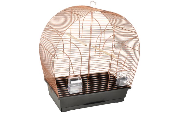 Flamingo Parakeet cage Saga Copper Black