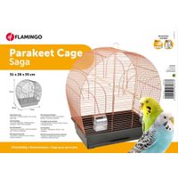Flamingo Parakeet cage Saga Copper Black