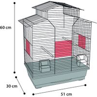 Flamingo Parakeet cage Numfor 1 White