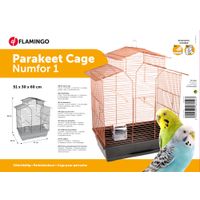Flamingo Parakeet cage Numfor 1 Copper Black