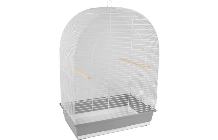 Flamingo Sittichkäfig Klara 3 Weiß Grau