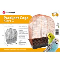 Flamingo Parakeet cage Klara 3 Copper Black