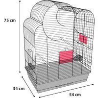 Flamingo Parkietenkooi Wammer 1 Zwart