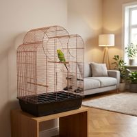 Flamingo Parkietenkooi Wammer 1 Koper Zwart