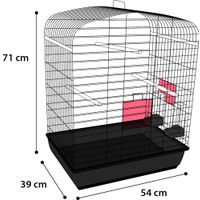 Flamingo Sittichkäfig Seva Schwarz