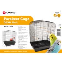 Flamingo Sittichkäfig Seva Schwarz