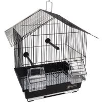 Flamingo Kooi Lombok 1 Zwart Huis