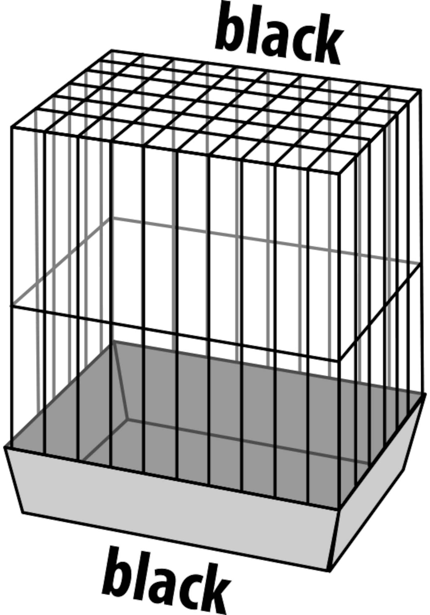 Flamingo Parakeet cage Nusa Black House