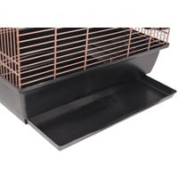 Flamingo Parakeet cage Kelby Copper Black