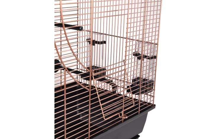 Flamingo Parakeet cage Kelby Copper Black