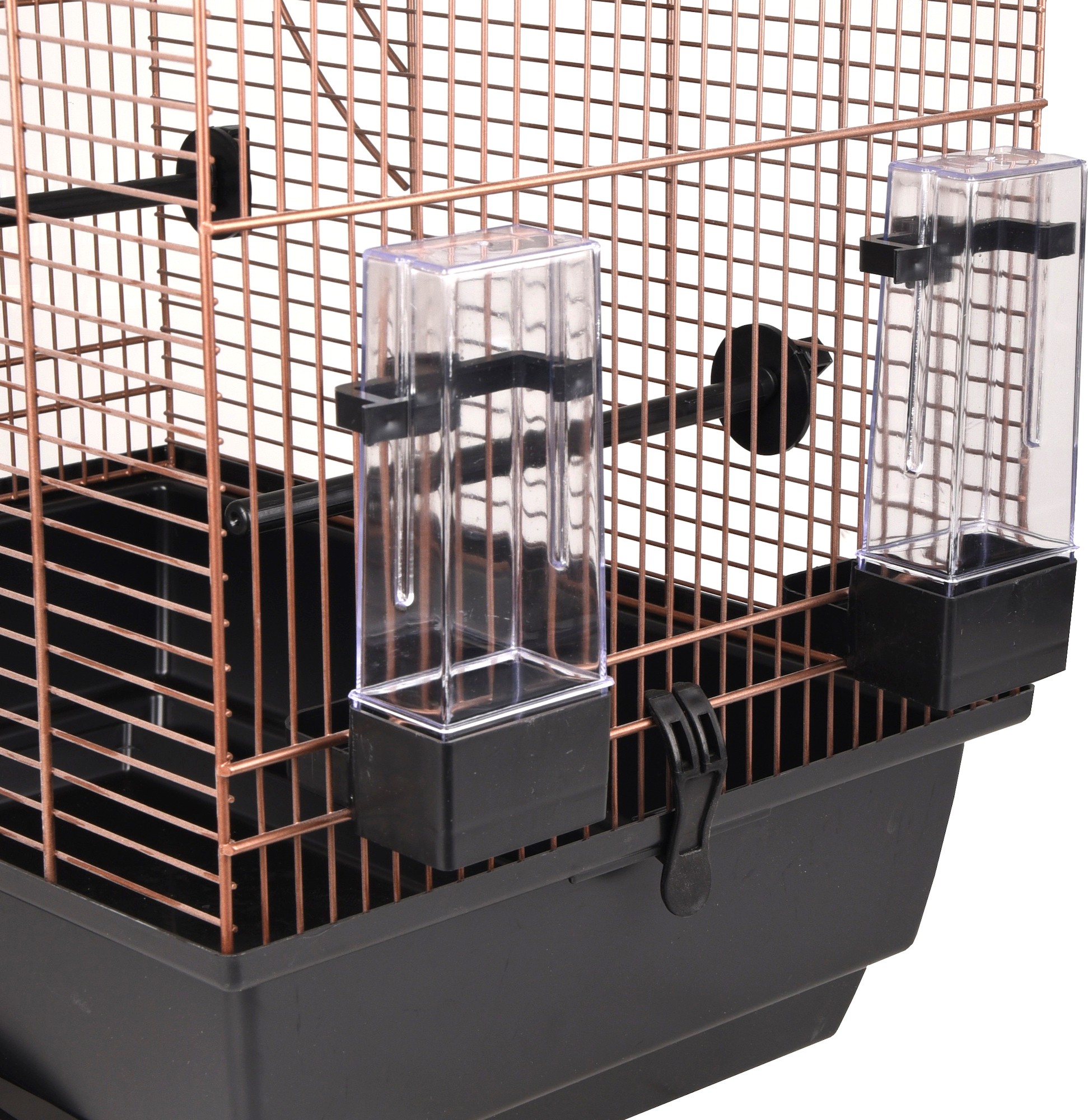 Flamingo Parakeet cage Kelby Copper Black