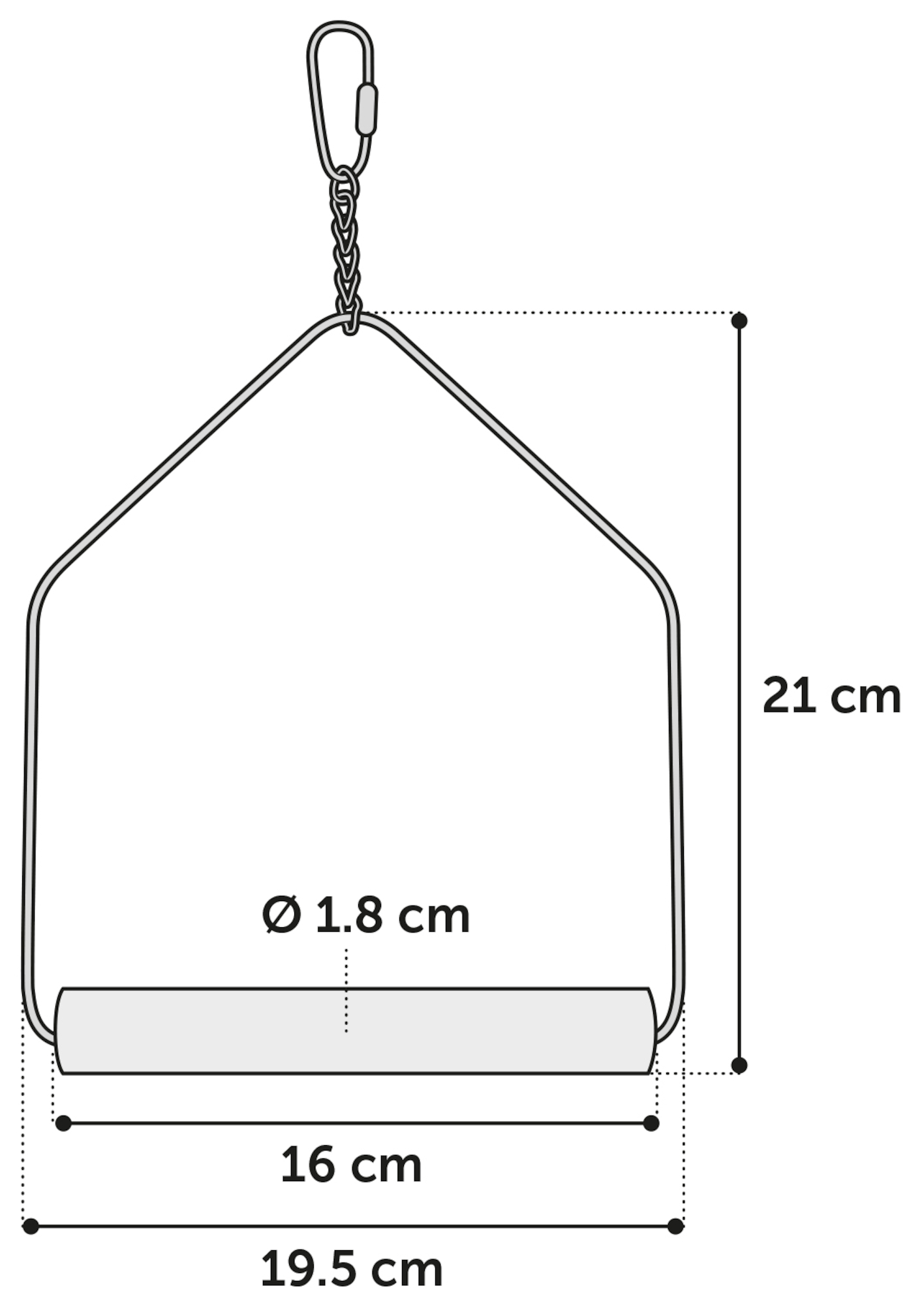 Flamingo  Dina Swing  Light brown