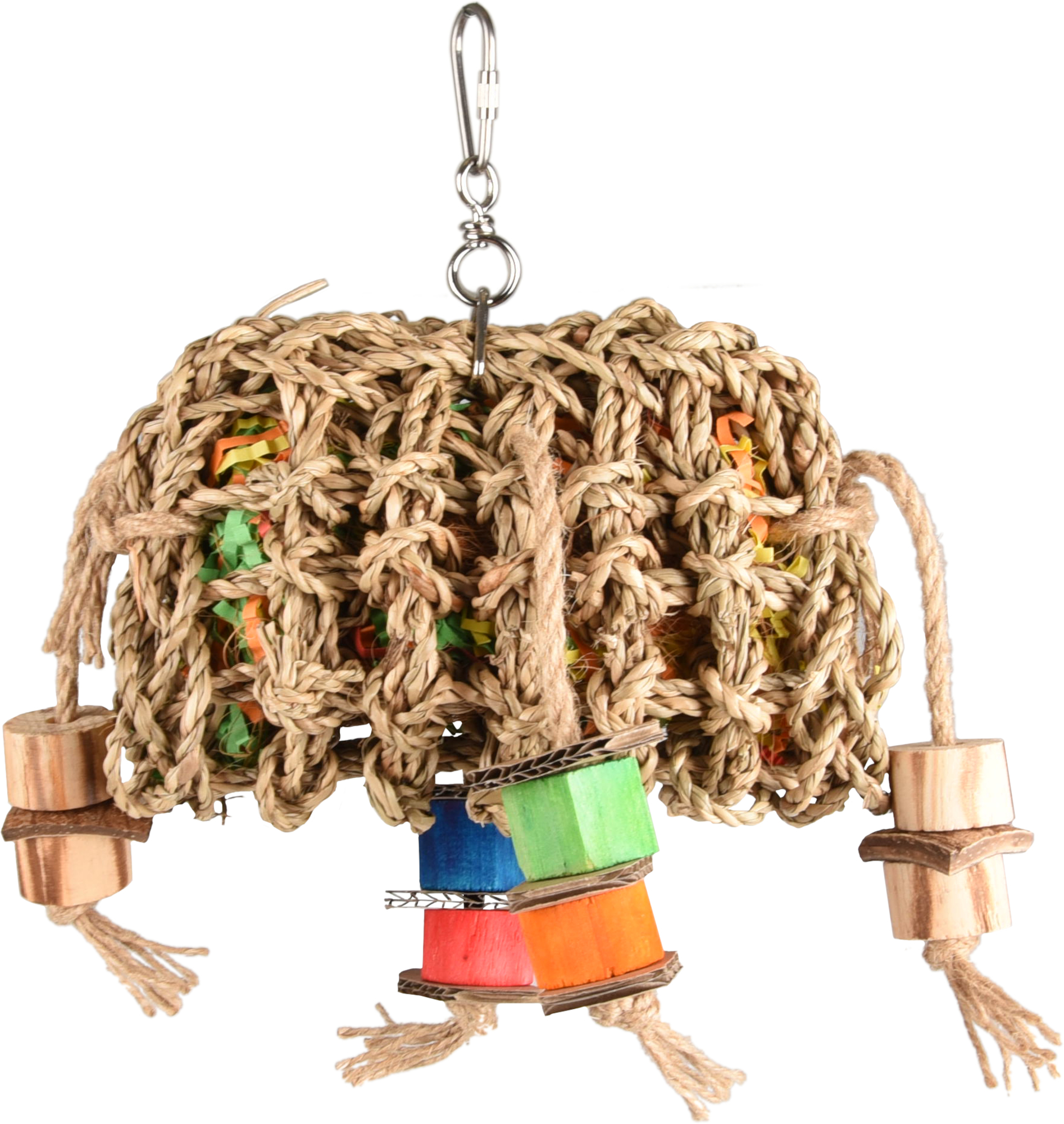 Flamingo Parrot toy Papyr Net  Light brown