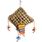 Parrot toy Papyr Net  Light brown