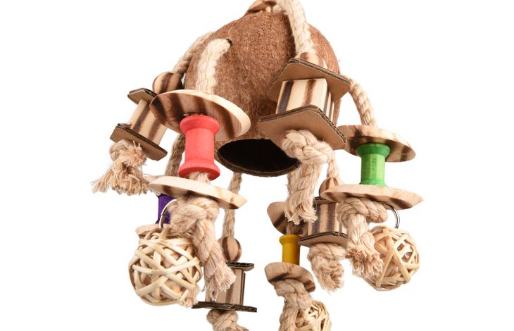 Flamingo Parrot toy Sully  Brown