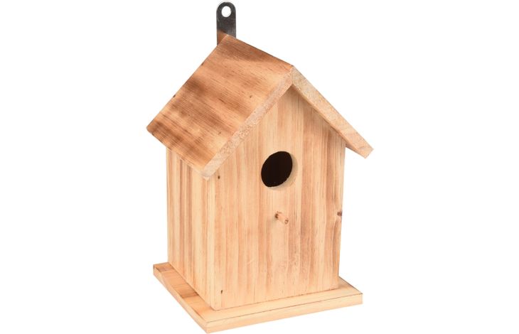 Maison d'oiseau en bois suspendue pour l'extérieur 6 trous Maison