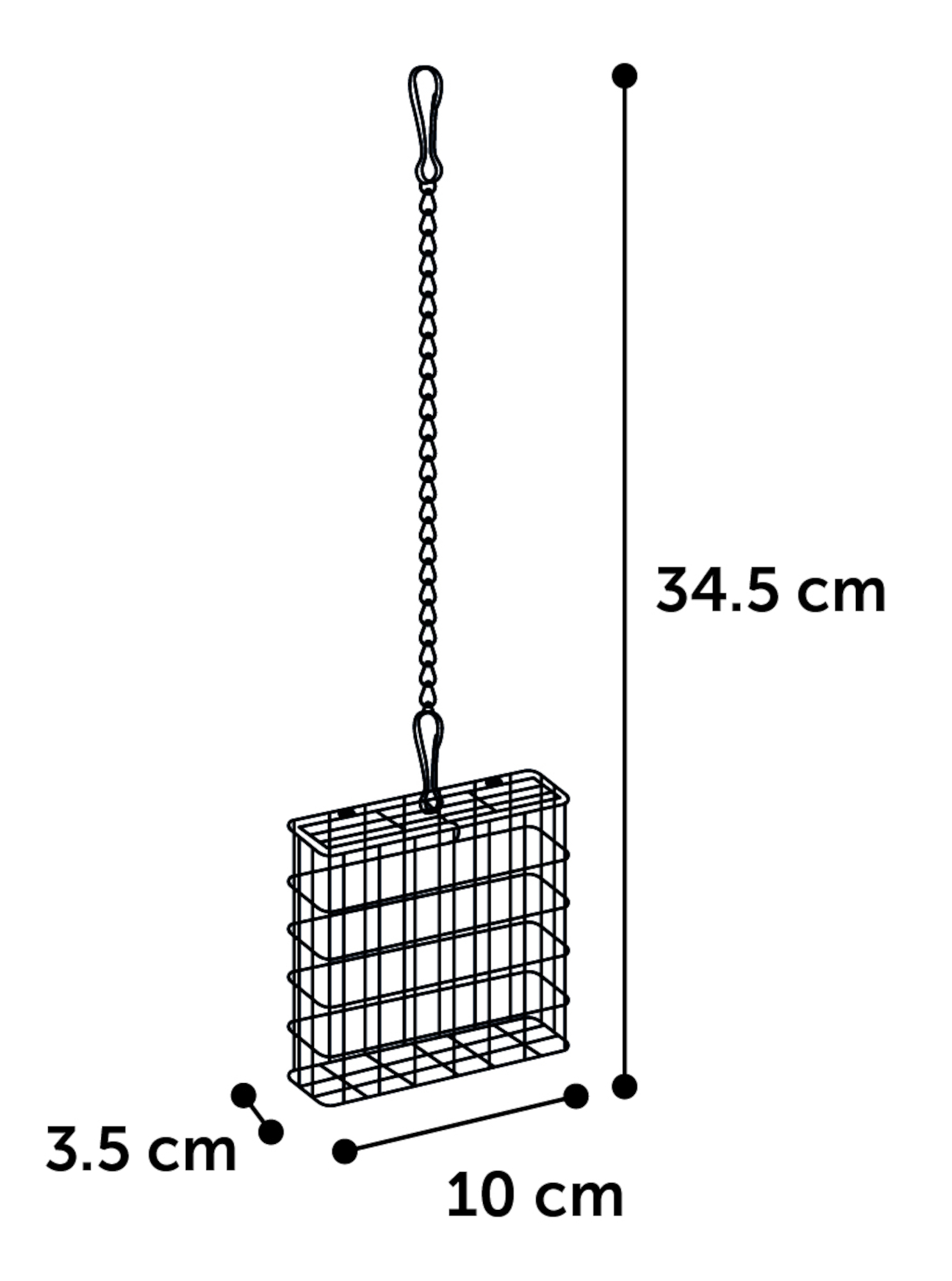 Flamingo Support pour bloc de nourriture Smilla Vert