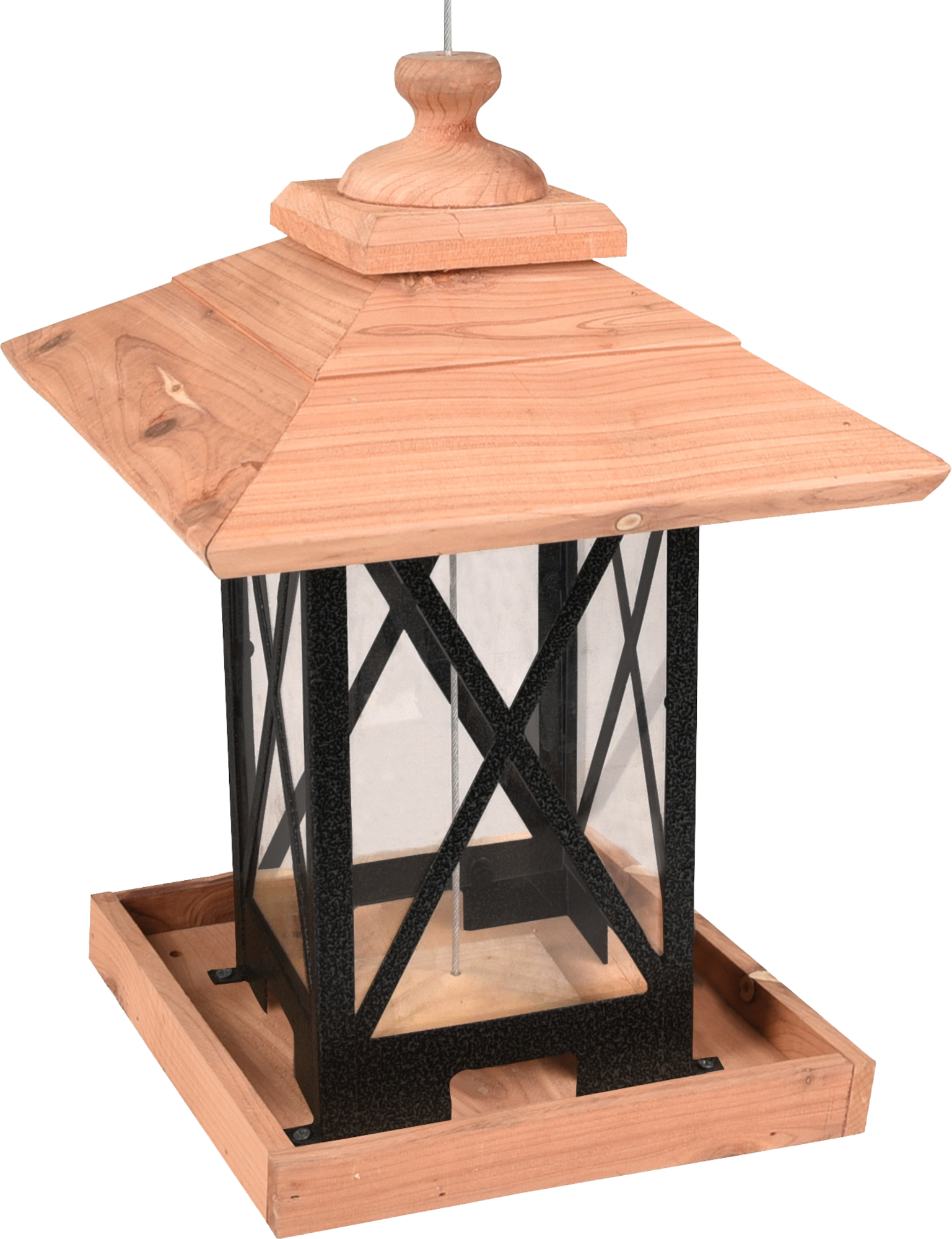 Flamingo Feeder Silo Leya Natural