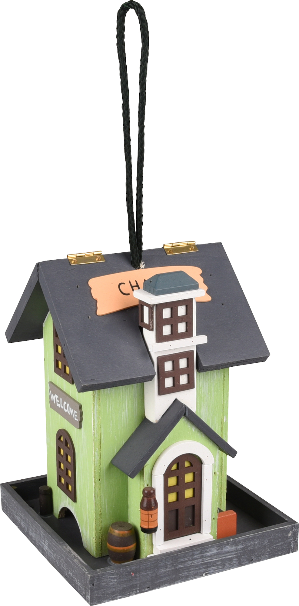 Flamingo Feeder Silo Hodra Light green