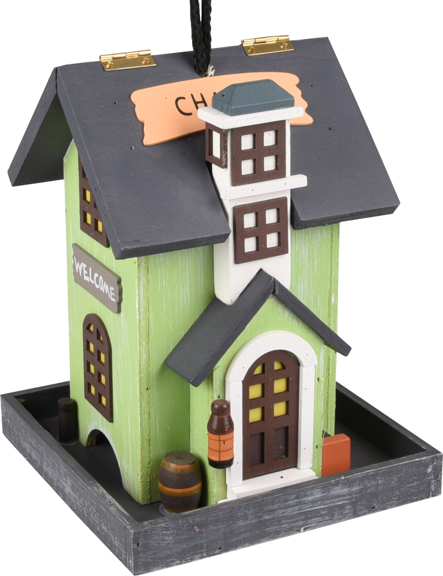 Flamingo Feeder Silo Hodra Light green