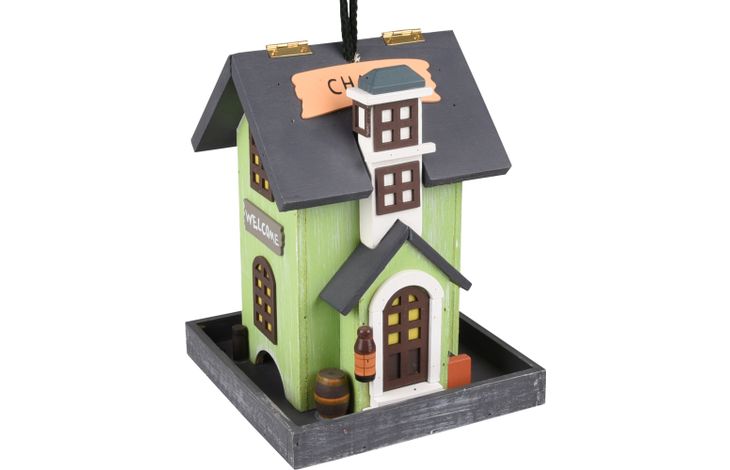 Flamingo Feeder Silo Hodra Light green