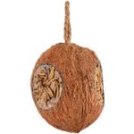 COCONUT FEEDER WITH 3 HOLES AND MEALWORMS 350G