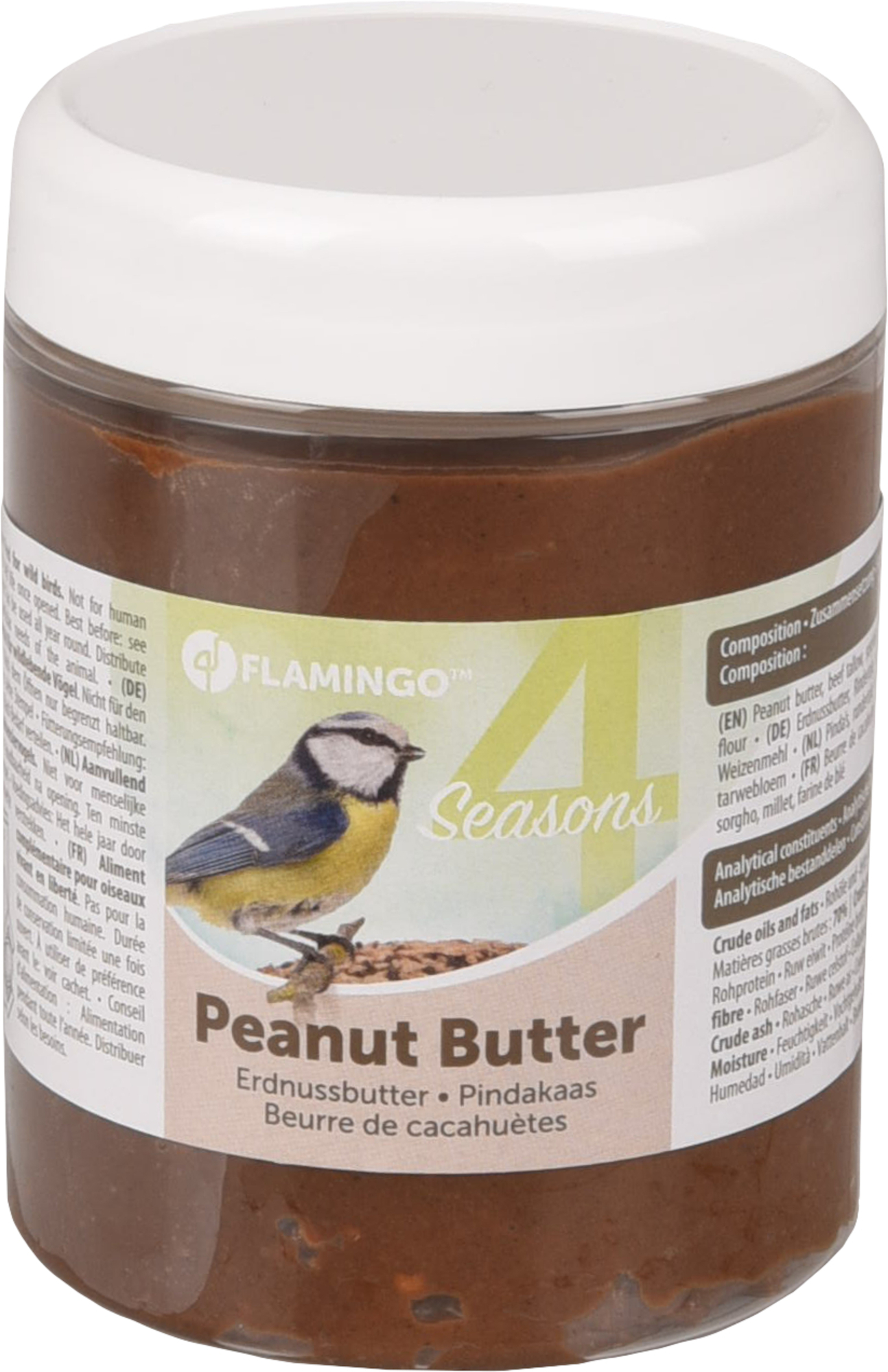 Flamingo Four Seasons Feeding tray Peanut butter - Birds living outdoors