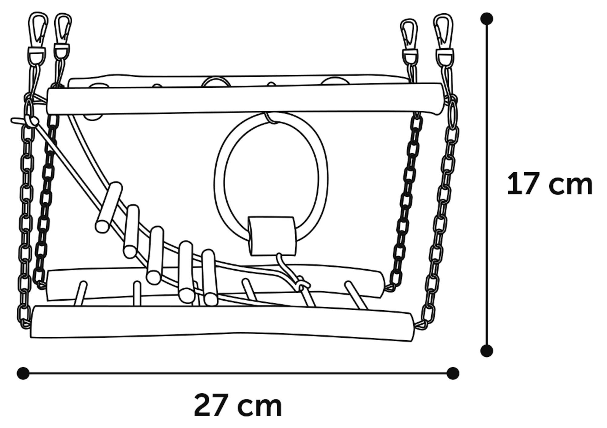 Flamingo  Janny Suspension bridge  Brown